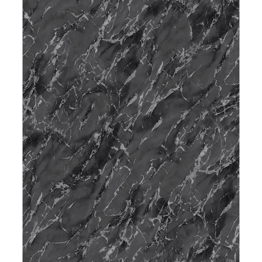 Special FX 2 Collection Black Metallic Marble Effect Vinyl on Non-Woven Non