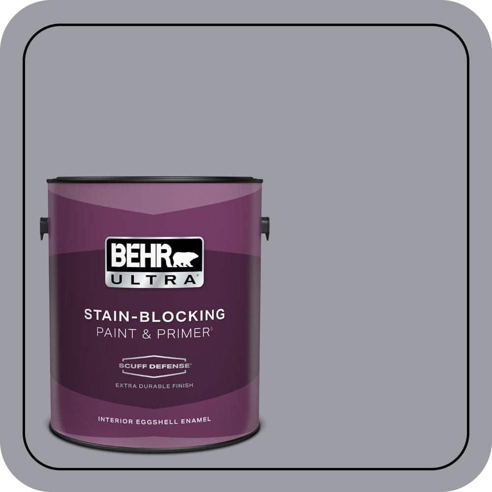 1 gal. #BNC-09 Heather Gray Extra Durable Eggshell Enamel Interior Paint & Primer price history on PriceWatchPro
