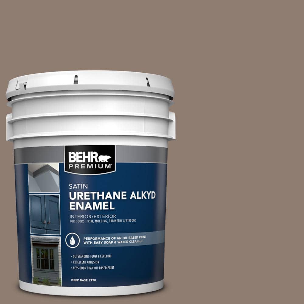 5 gal. #N180-5 Bridle Leather Urethane Alkyd Satin Enamel Interior/Exterior Paint price history on PriceWatchPro