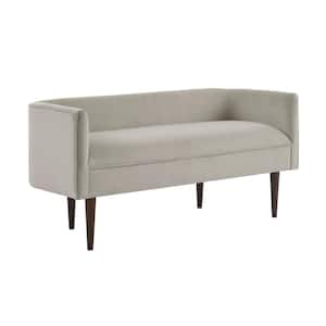 Lovisa Cream Dining Bench 49 in. W x 19.5 in. D x 23.75 in. H Accent Bench