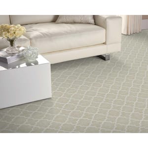 Verandah - Spring - Beige 13.2 ft. 36 oz. Polyester Pattern Installed Carpet