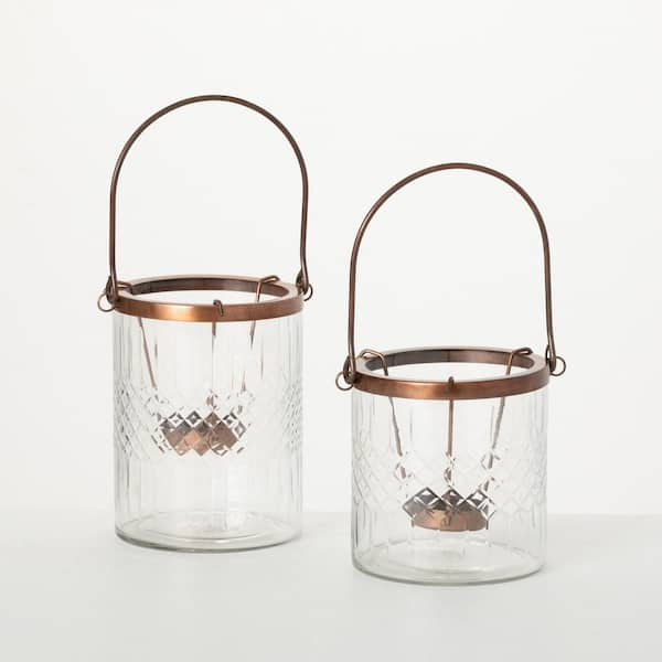 Metal Tealight Candle Holder Insert in Glass (S) - C&C Home Limited