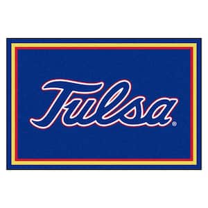 NCAA - University of Tulsa Blue 8 ft. x 5 ft. Indoor Area Rug