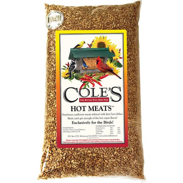 COLE'S 10 lbs. Hot Meats Assorted Species Sunflower Meats Wild Bird Seed Food