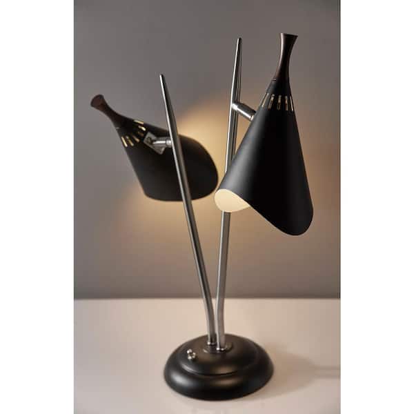 Draper 22 in. Black Desk Lamp