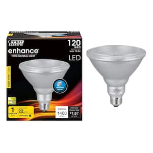 120-Watt Equivalent PAR38 Outdoor Dimmable CEC Title 24 90 CRI E26 Flood LED Light Bulb, Bright White 3000K