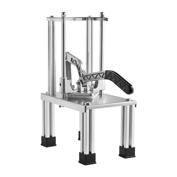 French Fry Cutter, Commercial Vegetable Chopper with 4 Blades, Stainless Steel Potato Slicer, Home and Restaurant Use
