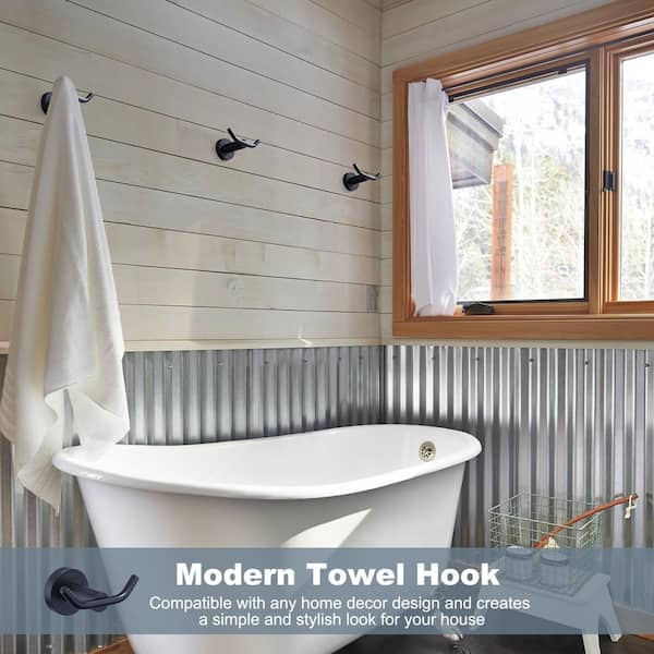No Drilling Wall Mount Hook, Brass Towel Hook for Bathroom, Clothes Coat  Hook, Gold Bedroom Hook Livingroom Kitchen Accessories Bathroom (Color :  11) : : Home