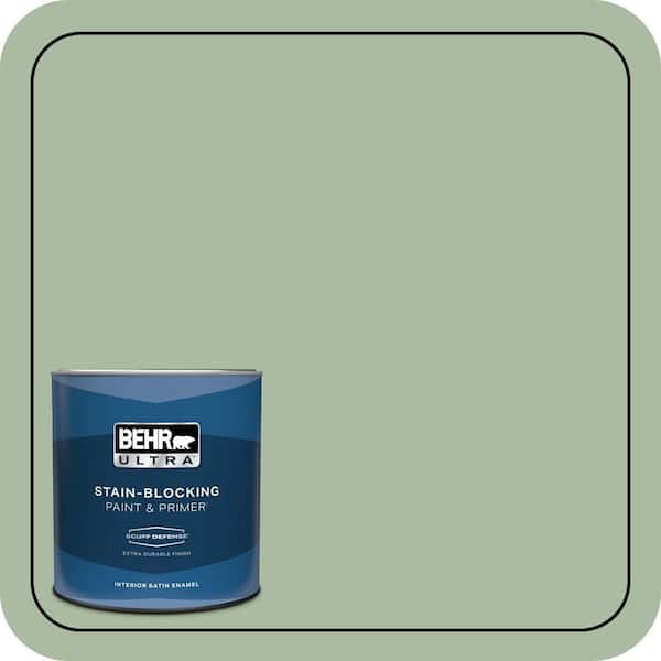 BEHR ULTRA 1 qt. #T17-07 Balanced Extra Durable Satin Enamel Interior Paint & Primer