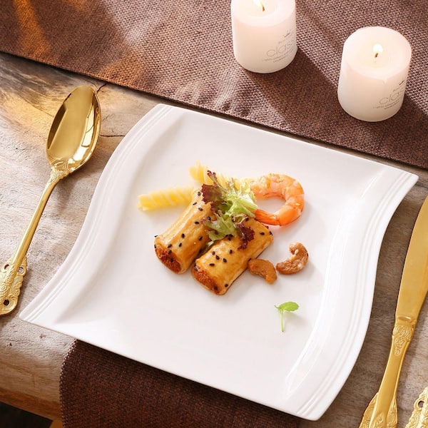 vancasso Flora 18-Piece Porcelain Dinnerware Set (Service For 6