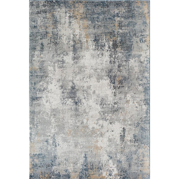 Rugs America Milford Stonework Grey Area Rug - 2 X 4