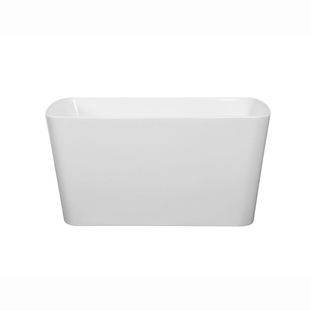 49.02 in. x 27.95 in. Japanese Soaking Acrylic Freestanding Bathtub with Built-in Seat and Chrome Overflow Drain price history on PriceWatchPro