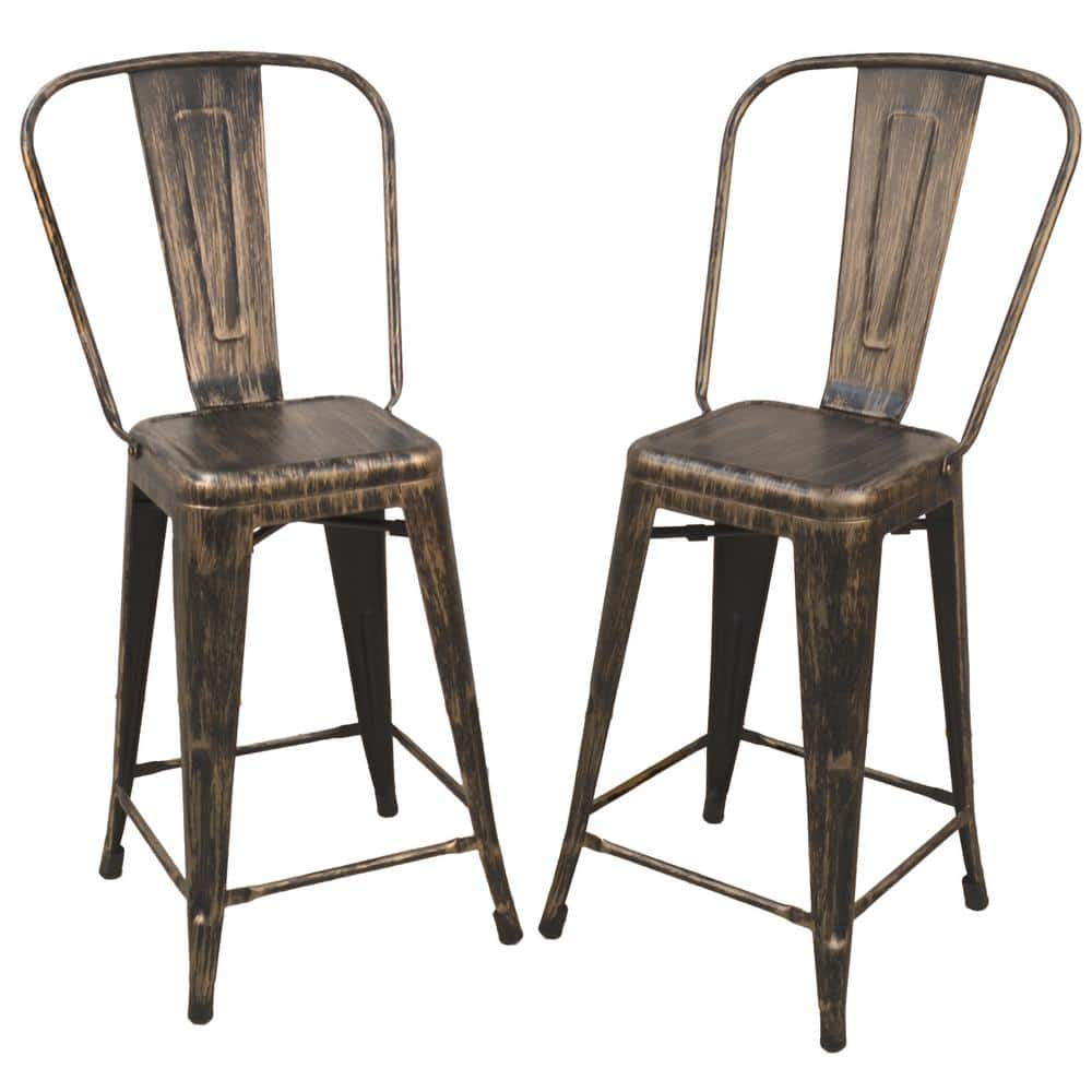 Distressed copper bar online stools