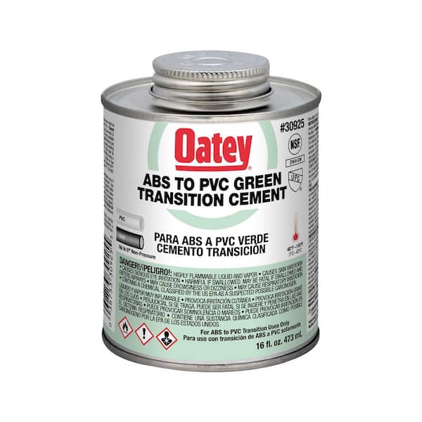 Oatey 16 oz. Green Transition ABS to PVC Cement