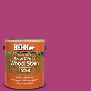 1 gal. #100B-7 Hot Pink Solid Color House and Fence Exterior Wood Stain
