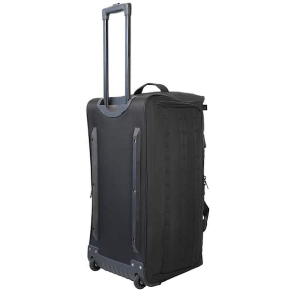 bonjour u.s.a travel bag duffel rlling Leroy Rolling refined hand milled hardware Protege 36" Drop-bottom Rolling Duffel