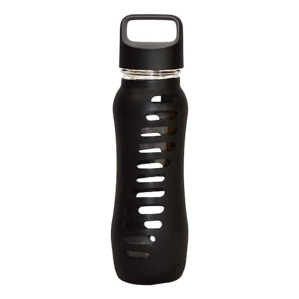 Eco Vessel 22 oz. Surf Single Wall Glass Bottle - Black Shadow