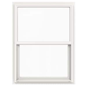 36 in. x 48 in. V-4500 Series White Single-Hung Vinyl Window with Fiberglass Mesh Screen