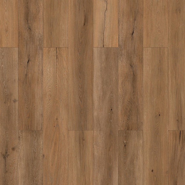 Photo 4 of (32 cases of assorted laminate flooring) Perryridge Oak 12 mm T x 7.56 in. W Waterproof Laminate Wood Flooring (15.95 sq. ft./Case)  6 in. W x 36 in. L Consilio Oak Click Lock Rigid Core Luxury Vinyl Plank Flooring (23.95 sq. ft./case)  Horizontal Toast 3