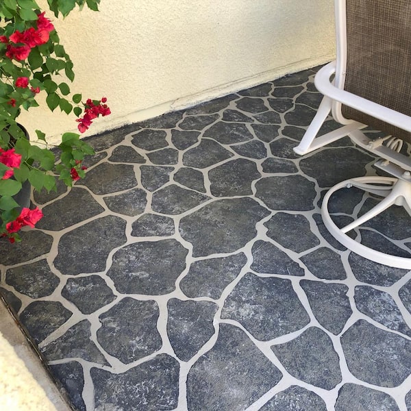 Cobble Circle - Concrete Stencil