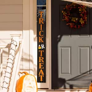 59.68 in. H Wooden Trick Or Treat Porch Sign (KD)