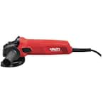 7 Amp 120-Volt Corded 4-1/2 in. Angle Grinder with Protective Cover