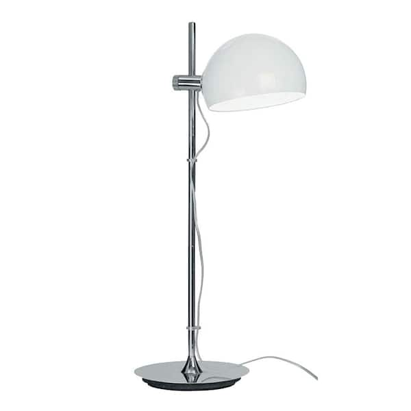 EGLO Bo 27 in. 60-Watt Chrome Table Lamp-DISCONTINUED