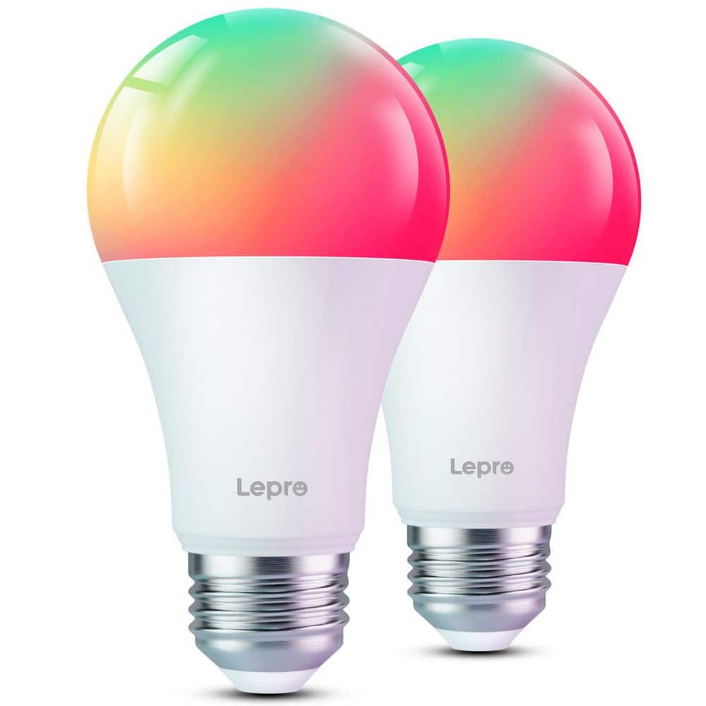 75-Watt Equivalent A19 2.4G WiFi Color Changing A-Shape AI Smart LED Light 