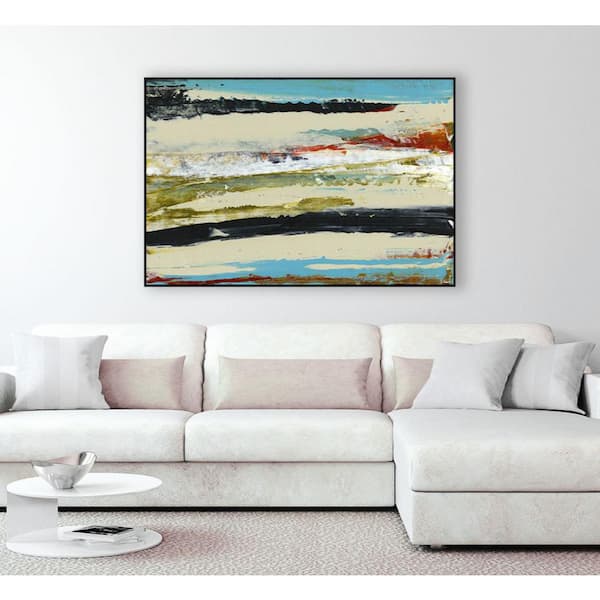 Unbranded 30 in. x 40 in. "Deconstructed View I" by Sharon Gordon Framed Wall Art