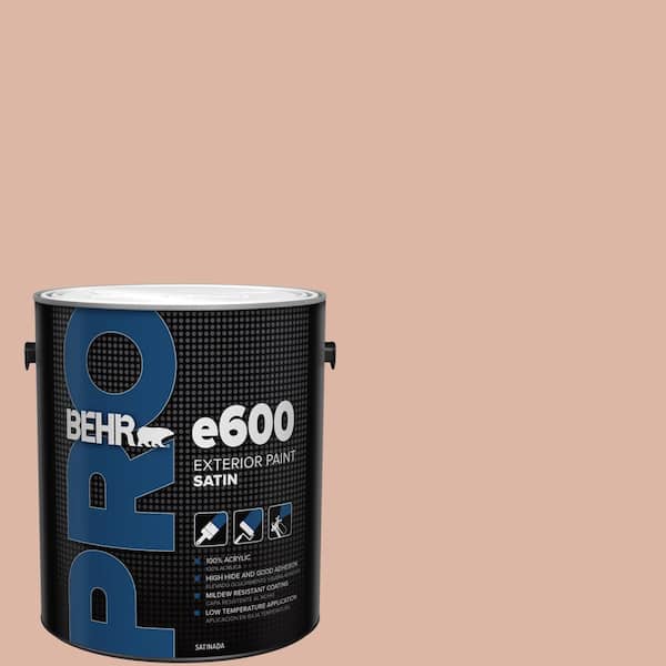 1 gal. #220E-3 Melted Ice Cream Satin Exterior Paint
