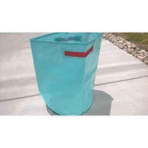 Light Blue, Outdoor Vertical Waterproof PE Grow Bag for Vegetables, Flowers Greening Garden Fabric Plant Bags (3-Pack)