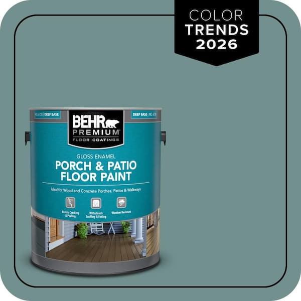BEHR PREMIUM 1 gal. #PPU12-03 Dragonfly Gloss Enamel Interior/Exterior Porch and Patio Floor Paint