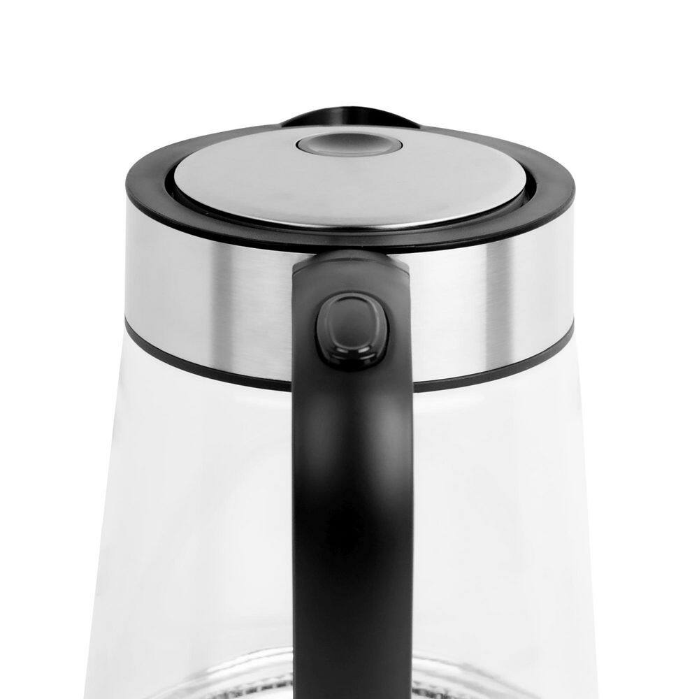 Kalorik 1.7L Stainless Steel and Glass Rapid Boil Electric Kettle