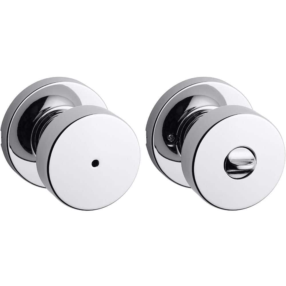 Pismo Round Polished Chrome Bed/Bath Door Knob with Lock price history on PriceWatchPro
