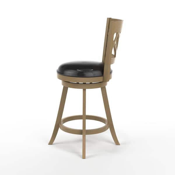 oak high back bar stools