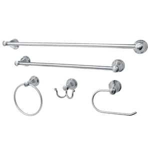 Buena Vista 5-Piece Bath Hardware Set in Chrome