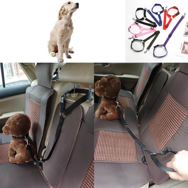 Shatex Pet Dog Cat Car Seat Belts Adjustable Vehicle Harness, Army