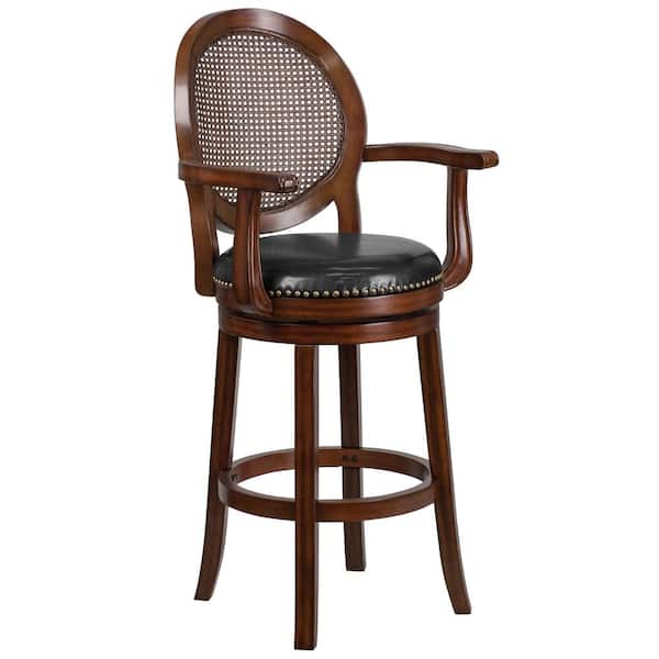 Carnegy Avenue 28 in. Bar Height Expresso Bar Stool