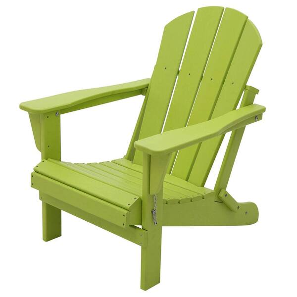 plastic adirondack chairs lime green