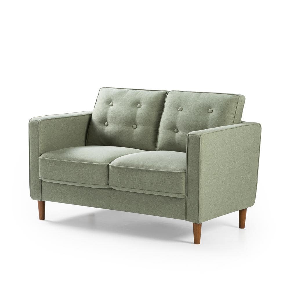 Zinus Lauren 52.75 In. 2-Seat Pear Green Upholstered Loveseat SLMC-PR ...