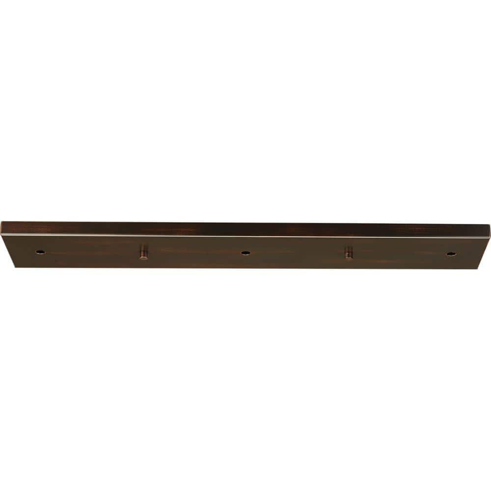 Antique Bronze Brushed Nickel 23" Steel Pendant Canopy