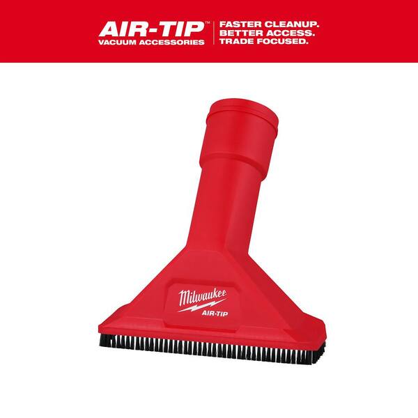 Milwaukee AIR-TIP 1-1/4 in. - 2-1/2 in. Rocking Utility Nozzle Attachment With Brushes For Wet/Dry Shop Vacuums (1-Piece)