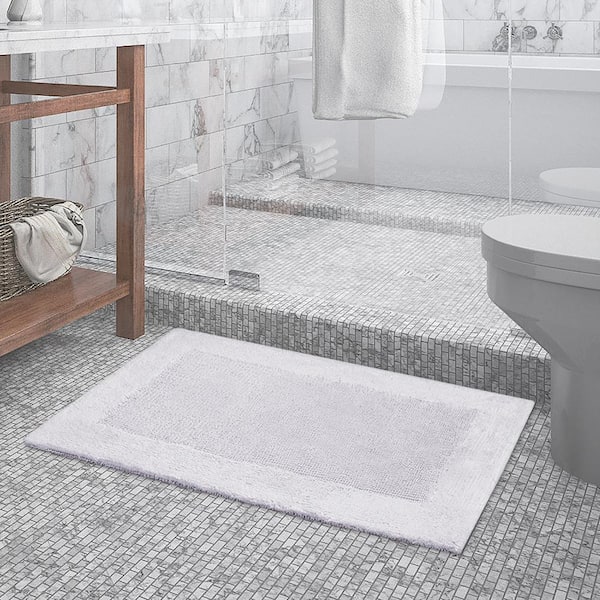 Grey Border Bathroom Rugs and Bath Mats - Bed Bath & Beyond