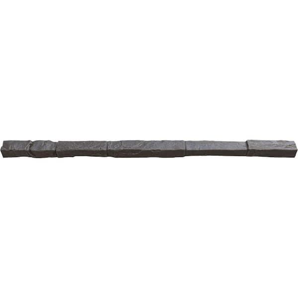 2 in. x 2 in. x 48 in. Iron Mill Universal Composite Trim Sill for StoneWall Faux Stone Siding Panels