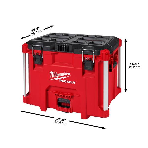 Milwaukee PACKOUT Drawers Tool Box 3 Drawer Bundle 48-22-8443X2