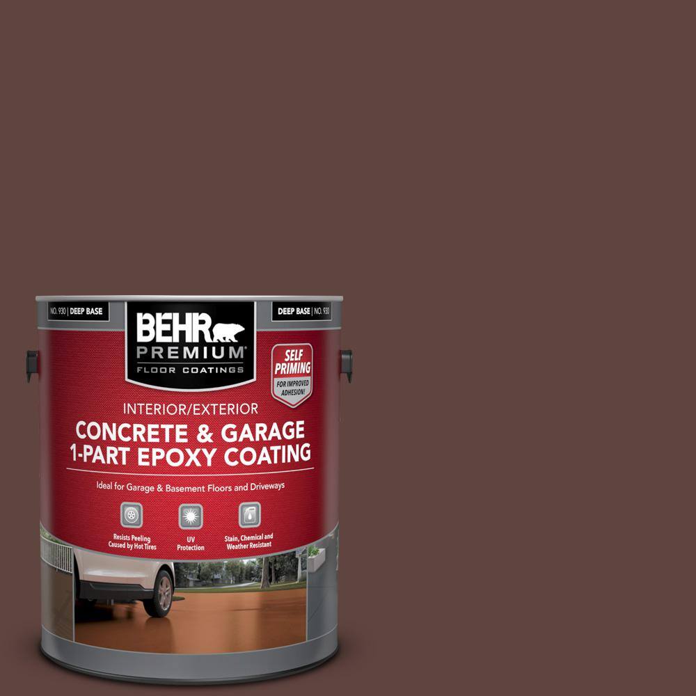 1 gal. #MQ1-54 Death By Chocolate Self-Priming 1-Part Epoxy Satin Interior/Exterior Concrete and Garage Floor Paint price history on PriceWatchPro