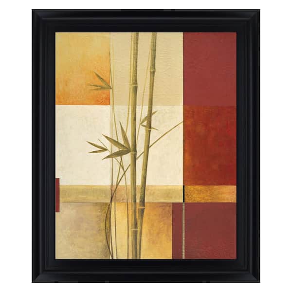 28 in. x 34 in. "Contemporary Bamboo Il" By Estudio Arte Framed Print Wall Art