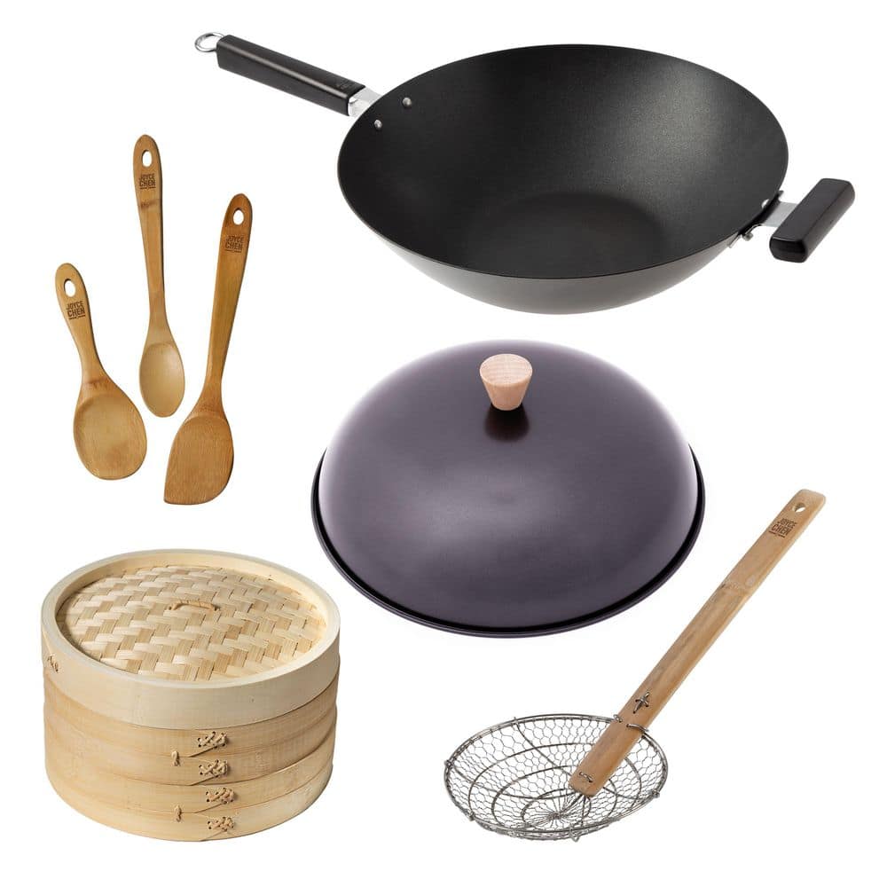 JOYCE CHEN Professional Series 5-Piece Carbon Steel Nonstick