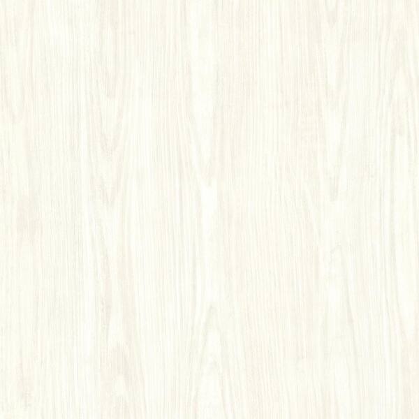 Brewster Ivory Tanice Faux Wood Texture Paper Strippable Roll Wallpaper (Covers 60.8 sq. ft.)