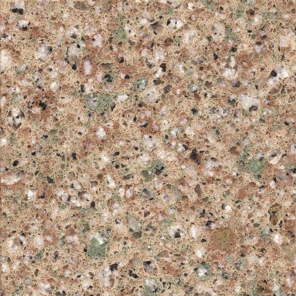 Silestone 2 in. x 4 in. Quartz Countertop Sample in Tea Leaf